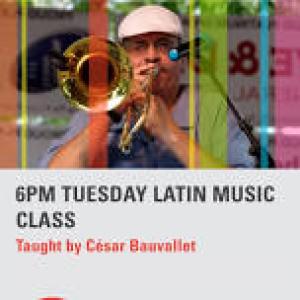 Featured image for (Oct 8 - Nov 26) 6:30pm Tuesday Latin Music Class.