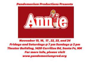 Featured image for Pandemonium Productions Presents "Annie!".