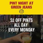 Featured image for Pint Night at Green Jeans.