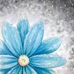 Featured image for Paint Nite: Snow Dusted Daisy.