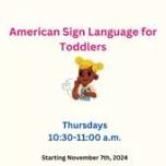 Featured image for Toddler ASL.