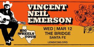 Featured image for Vincent Neil Emerson en Santa Fe Entradas - 03/12/2025 7:30 PM.