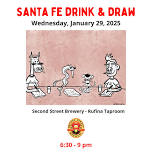 Featured image for Santa Fe Drink & Draw.