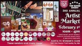 Featured image for Sweetheart Artist Market at the Santa Fe Woman's Club.