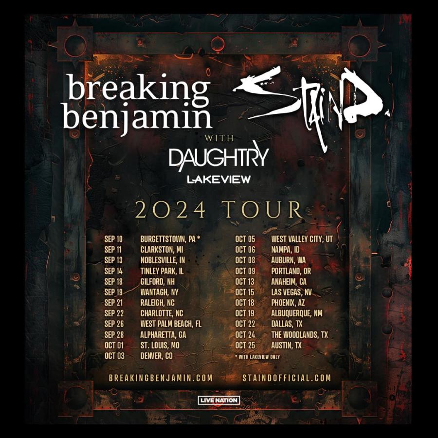 Featured image for Breaking Benjamin Tickets Albuquerque.