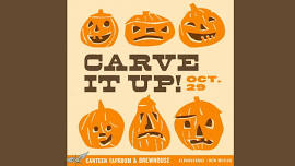 Featured image for Carve it Up! Pumpkin Carving Party at the Brewhouse.