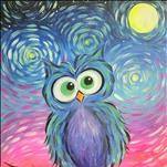 Featured image for Family Fun-All Ages! Starry Night Owl.