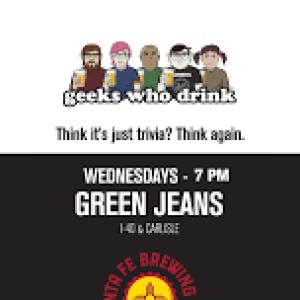 Featured image for Geeks Who Drink at Green Jeans.