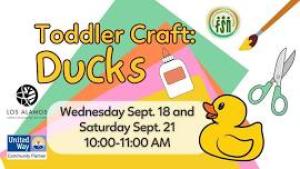 Featured image for Toddler Craft: Ducks.